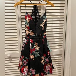 NWT Floral Semi Formal Dress